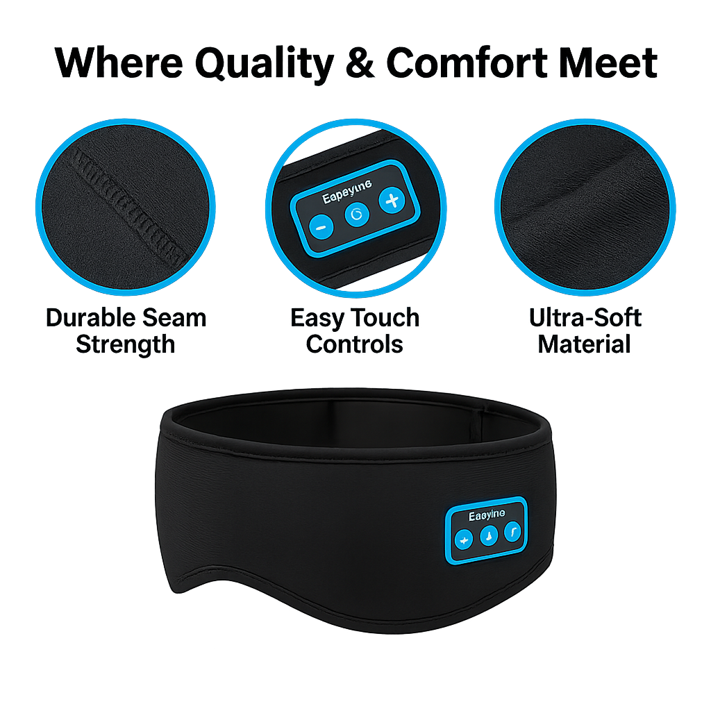 SleepSync Noise Cancelling Sleep Mask